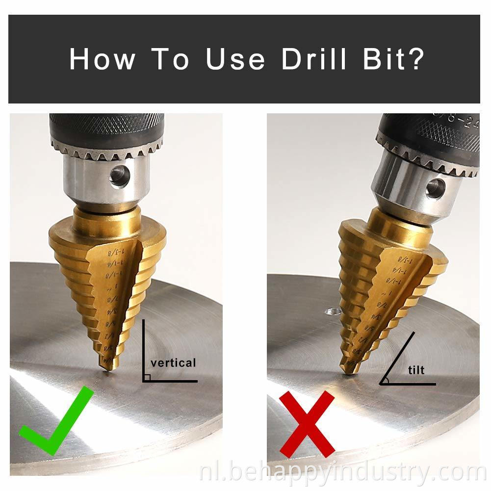 milwaukee step drill bit